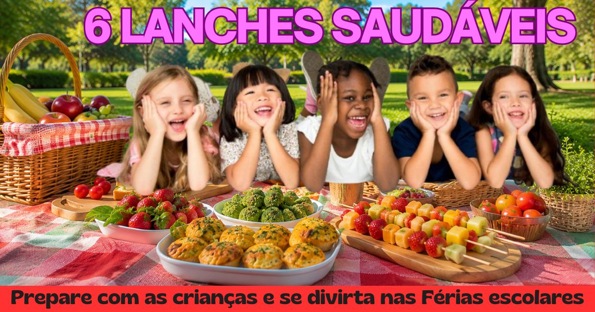 6 lanches saudáveis