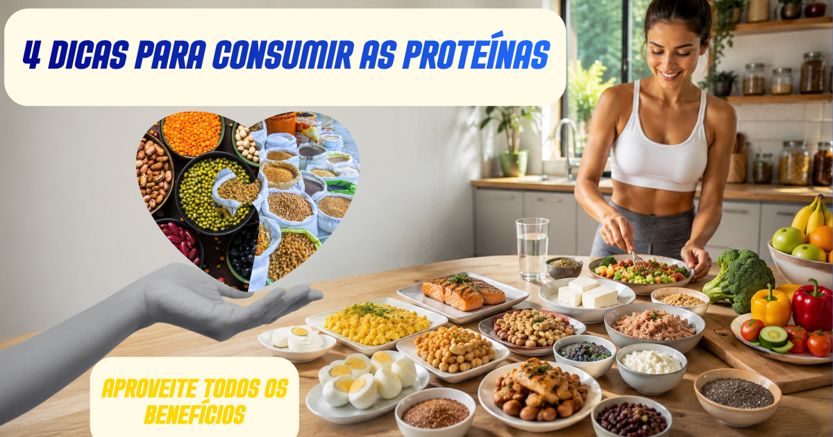 4 dicas para consumir as Proteínas